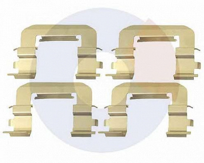 CARRAB BRAKE PARTS 2473 -  Комплектующие, колодки дискового тормоза